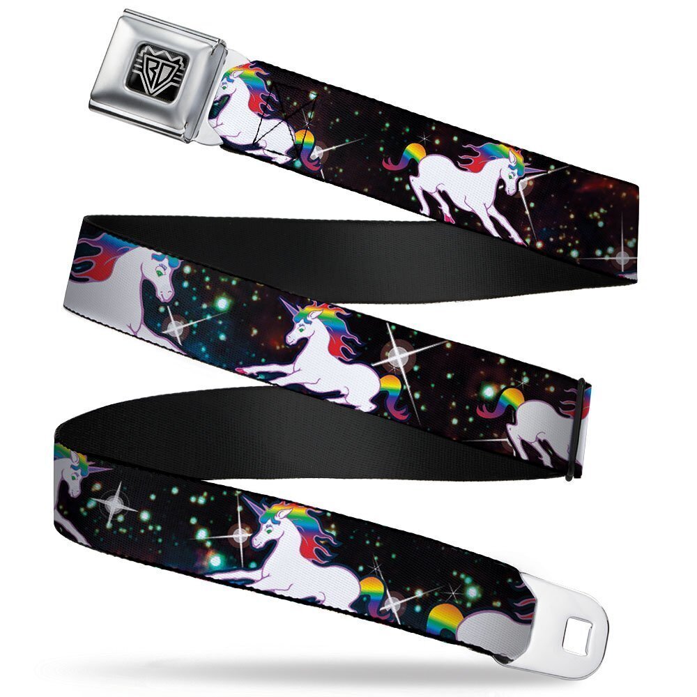 4161 Seatbelt Belt - Unicorn Universe - 1.5" Wide - 32-52 Inches in Length